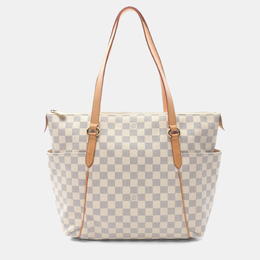 Louis Vuitton: Белая сумка-шоппер 