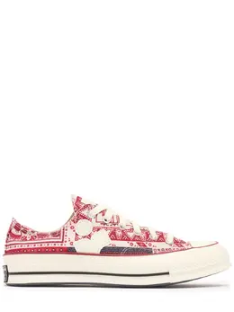 CONVERSE: Красные кроссовки  Chuck 70