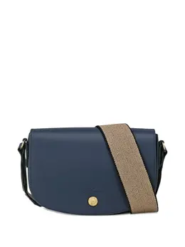 Longchamp: Синяя сумка через плечо 