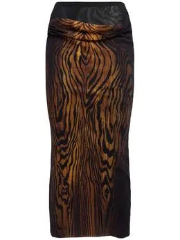 JEAN PAUL GAULTIER: Юбка в сетку 