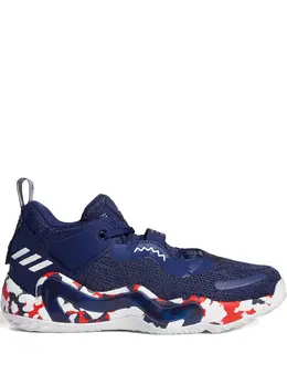adidas: Синие кроссовки 