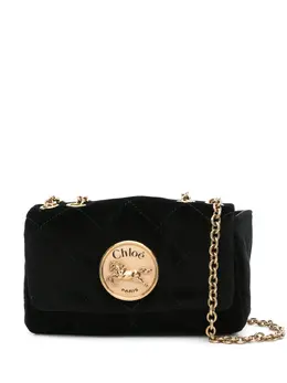 Chloé: Чёрная сумка через плечо 