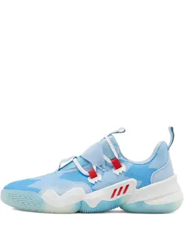 adidas: Голубые кроссовки 