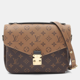Louis Vuitton: Коричневая сумка через плечо  Pochette