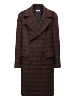 MM6 Maison Margiela: Двубортное пальто 