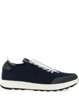 Kiton: Синие кроссовки 