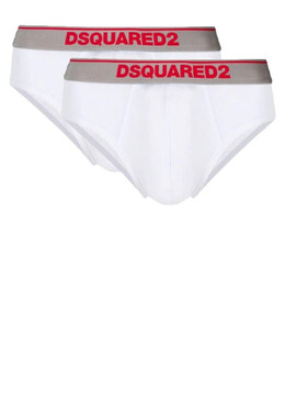 Dsquared2: Белые трусы 