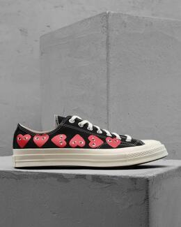 COMME DES GARCONS PLAY: Чёрные кроссовки 