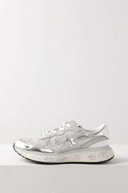 PREMIATA: Серебристые кроссовки 