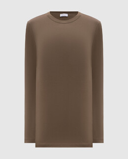 Brunello Cucinelli: Коричневый свитшот 