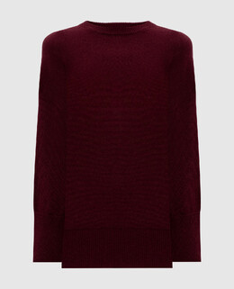 Brunello Cucinelli: Бордовый свитер 