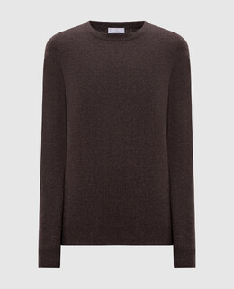 Brunello Cucinelli: Коричневый свитер 