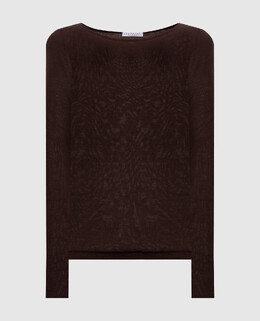 Brunello Cucinelli: Коричневый свитер 