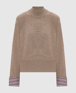 Brunello Cucinelli: Бежевый свитер 