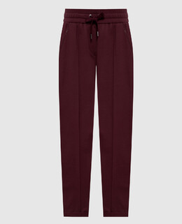 Brunello Cucinelli: Бордовые брюки 