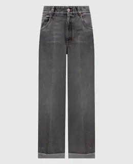 Brunello Cucinelli: Сірі джинси 