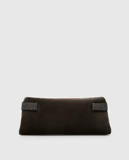 Brunello Cucinelli: Коричневый клатч 