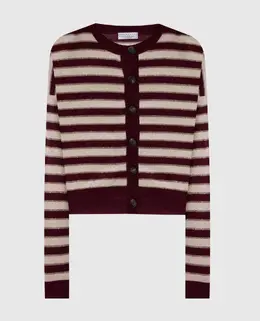 Brunello Cucinelli: Бордовый кардиган 