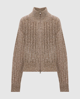 Brunello Cucinelli: Бежевый кардиган 