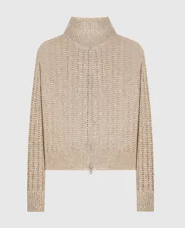 Brunello Cucinelli: Бежевый кардиган 