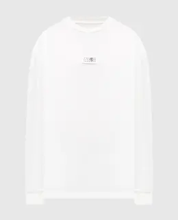 Maison Margiela MM6: Белый свитшот 