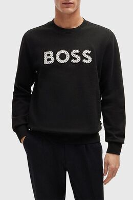 BOSS: Свитер с принтом 