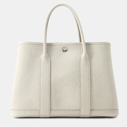 Hermes: Белая сумка-шоппер 