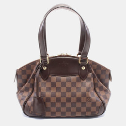 Louis Vuitton: Коричневая сумка 