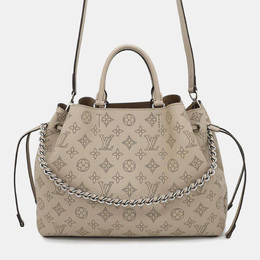 Louis Vuitton: Бежевая сумка 