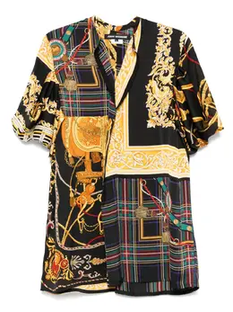 Junya Watanabe: Блуза с рукавами-фонариками 