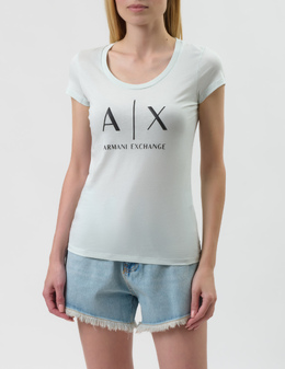 ARMANI EXCHANGE: Зелёная футболка 
