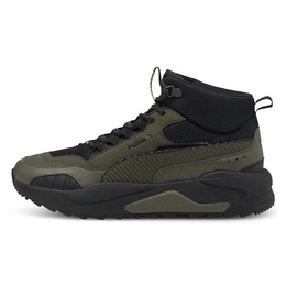 PUMA: Зелёные кроссовки  X-Ray 2 Square Mid