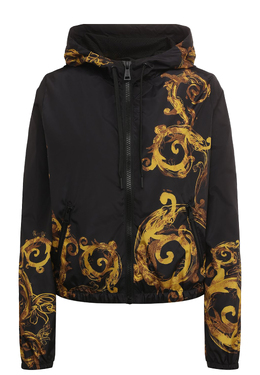 VERSACE JEANS COUTURE: Чёрная куртка 
