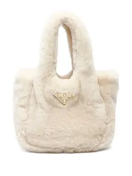 Prada Pre-Owned: Белая сумка-шоппер 