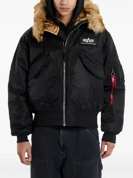 Alpha Industries: Куртка из искусственного меха 