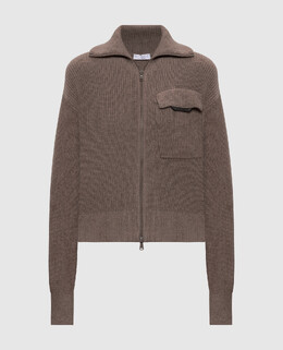 Brunello Cucinelli: Коричневый кардиган 