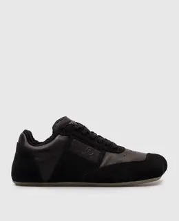 Maison Margiela MM6: Чорні кросівки 