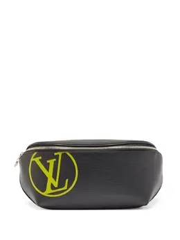 Louis Vuitton Pre-Owned: Чёрная поясная сумка 