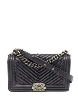 CHANEL Pre-Owned: Чёрная сумка 