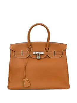 Hermès Pre-Owned: Оранжевая сумка-шоппер 