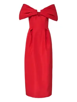Carolina Herrera: Платье с открытыми плечами 