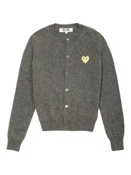 Comme Des Garçons Play: Кардиган  Heart на пуговицах
