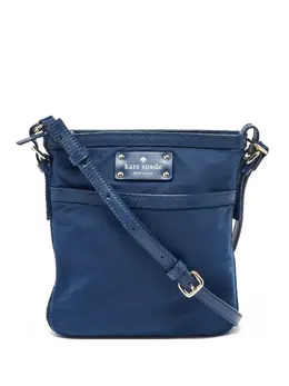 Kate Spade: Голубая сумка через плечо 