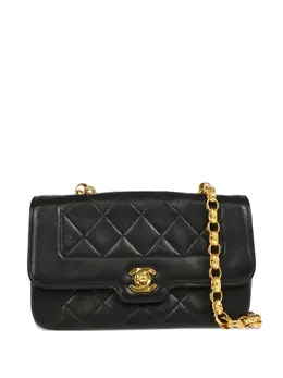 CHANEL Pre-Owned: Чёрная сумка 