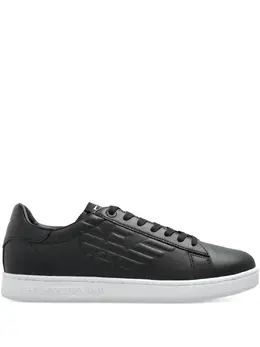 Ea7 Emporio Armani: Чёрные кроссовки 