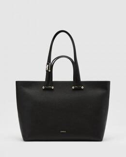 FURLA: Чёрная сумка 