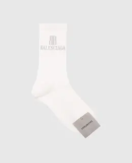 Balenciaga: Білі шкарпетки 