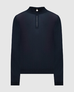 Kiton: Синий свитер 