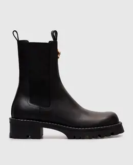 Versace: Чёрные ботинки 