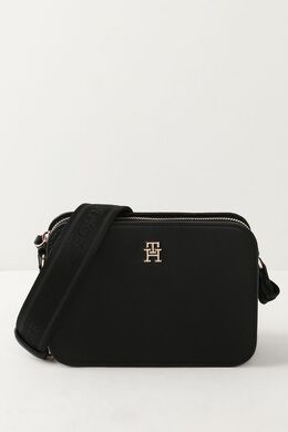 Tommy Hilfiger: Чёрная сумка  TH